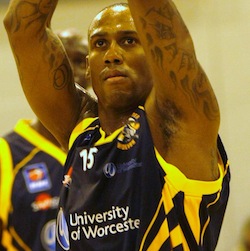 Alex Owumi had a game-high 24 points for Wrcester